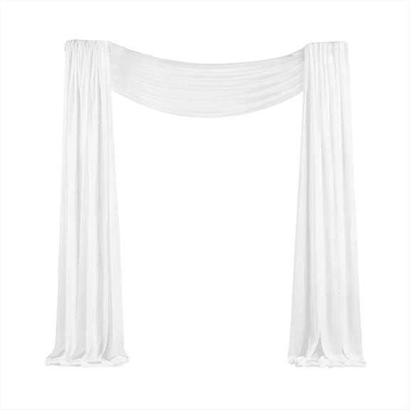 New Arrivals Wedding Arch Draping Fabric 29.5Inch x 19.6Ft for Ceremony