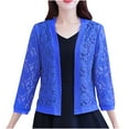 thumbnail image 1 of New Arrivals Women thin cardigans for women lightweight Fashion Lace Hollowed-out Long Sleeve Jacket Cardigan, 1 of 2