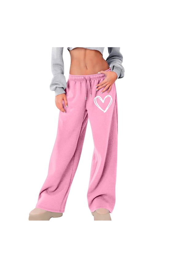 New Arrivals Womens High Waisted Wide Leg Pants with Drawstring Elastic Waistband Solid Color Trousers for Casual My Items