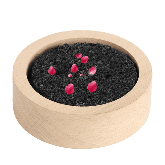 New Arrivals Wood Lava Rock Essential Oil Diffuser, Black Stone Diffuser for Home, Offices, Yoga, Sauna
