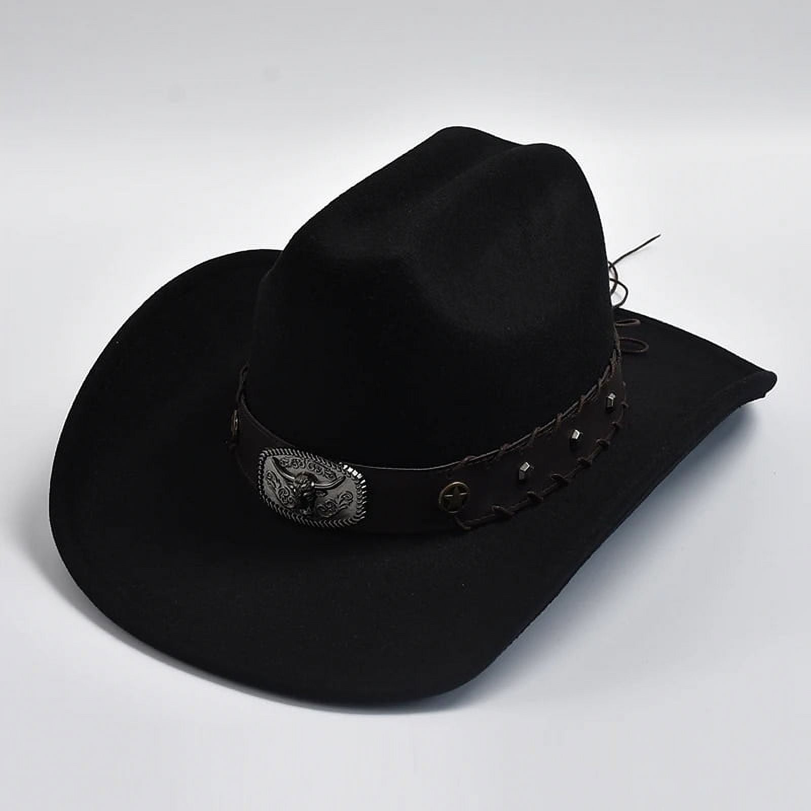 Felt Cowboy Hat Classic Western Cowboy Hat For Women And Men 