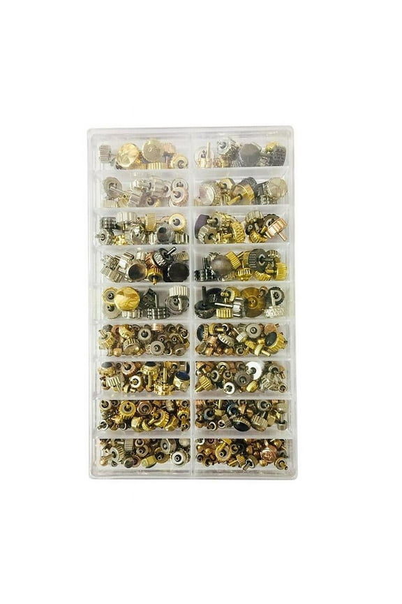 New Assorted Watch Crown Replacement For Wrist Watch Parts Repairing Kits N7H2