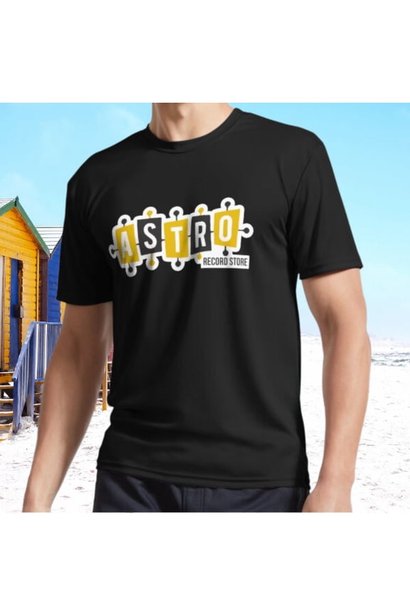 New Astro Record Store Active T-Shirt Funny Size S - 5XL