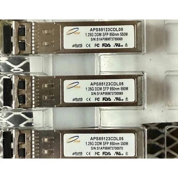 New Atop Aps-85123-Cdl05. 1.25G Ddm/ Duplex Transceiver Sfp 850 Nm 550M- Solo