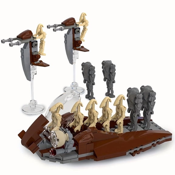New Attack Craft Battle Droids Building Model Star Army MOC Blocks Sets Creative Toys Ornament Gifts for Kids Boys Adult 189pcs