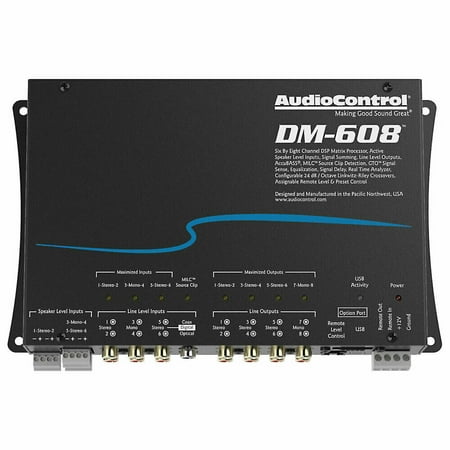 AudioControl - 8-Channel Digital Matrix Processor - Black