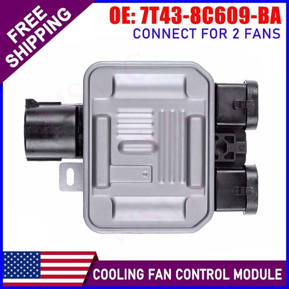New Auto Cooling Fan Unit Control Module For VOLVO S60 2010-2016 7T43-8C609-BA