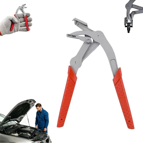 New Auto Fastener Clip Removal Pliers,Car Clip Pliers & Trim Removal Tool,Spring-Loaded Fastener Rivet,Automotive Push Pin Removal Tool Damage-Free,For Panel,Interior Trim & Bumper Disassembly (1PC)