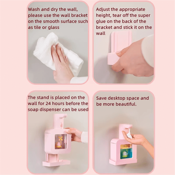 New Automatic Soap Dispenser Cute Pet Contact Free USB Charging 400ml Liquid Dispensers Wash Handtizer