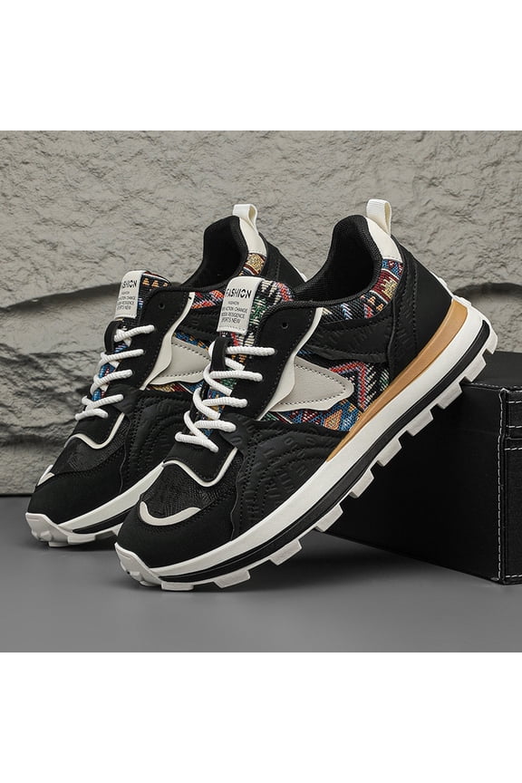 New Autumn Outdoor Trendy High-End Casual Sports Shoes Men's Thick-Soled Trendy Shoes