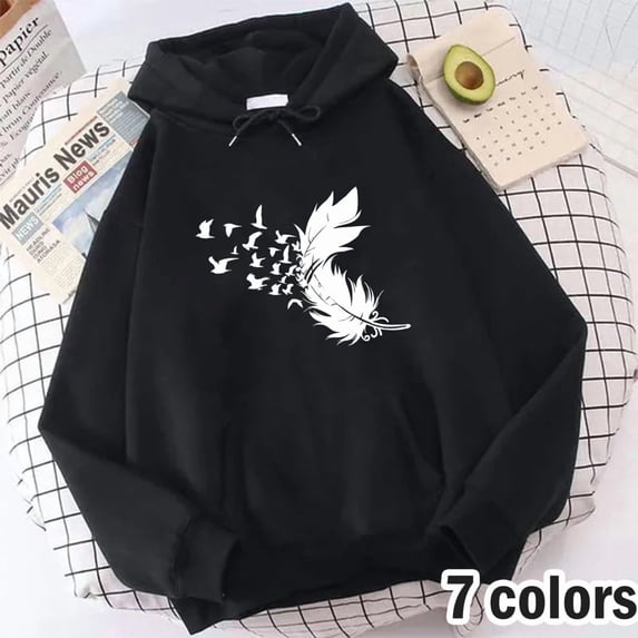 New Autumn and Winter Hoodie for Women Hoodies Loose Sweatshirts Hooded Pullover Casual Tops