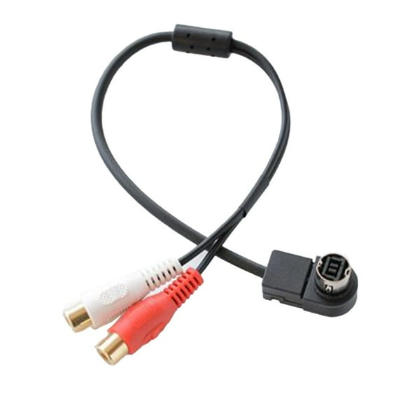 New Aux Input Car Audio Cable Line Adapter Car For Alpine KCA-121B 2 RCA