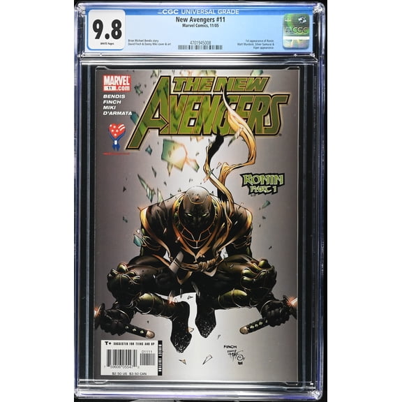 New Avengers #11 - CGC 9.8 Comic Book