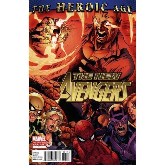 New Avengers (2nd Series) #1 (2nd) VF ; Marvel Comic Book
