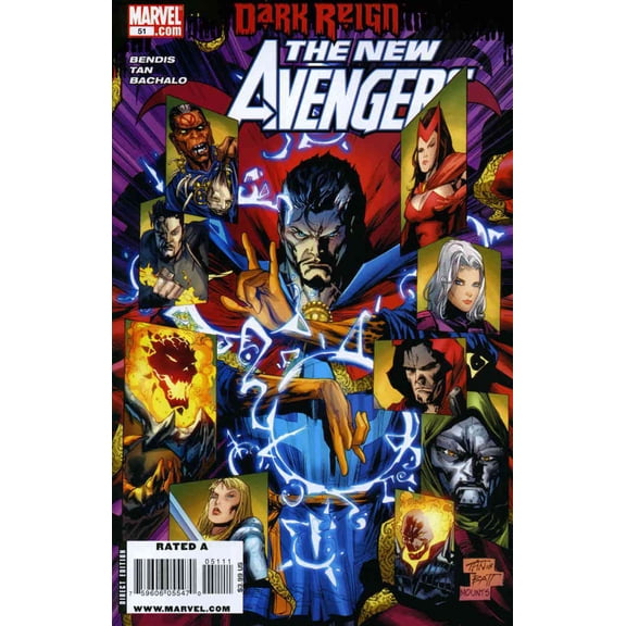New Avengers #51 VF ; Marvel Comic Book