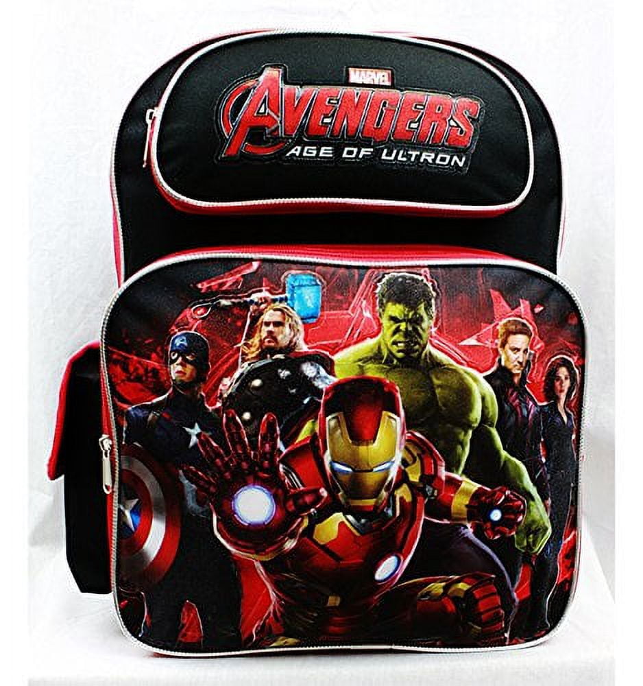 Marvel Red and Black Hero Backpack Marvel Hero Deadpool Rucksack Backpack Schoolbag Shoulder  main image 2
