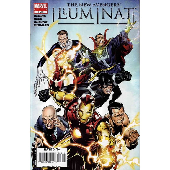 New Avengers: Illuminati (2nd Series) #3 VF ; Marvel Comic Book