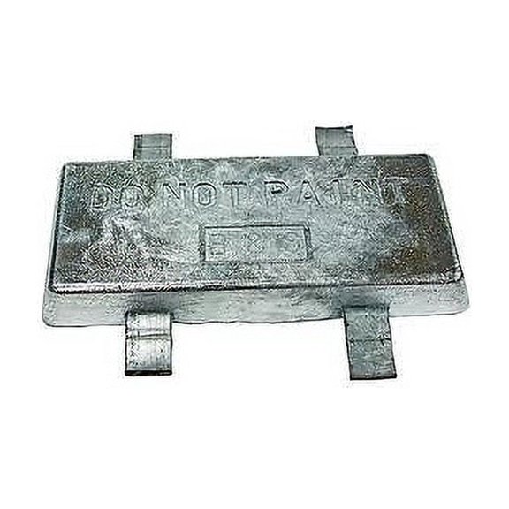 New B & S Anodes Zinc Weld On 1-1/4 X 6 X 12 Bsm Bsmwo114X6X12