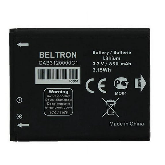 New BELTRON Replacement Battery for Alcatel OT-880a aVengeance CAB3120000C1