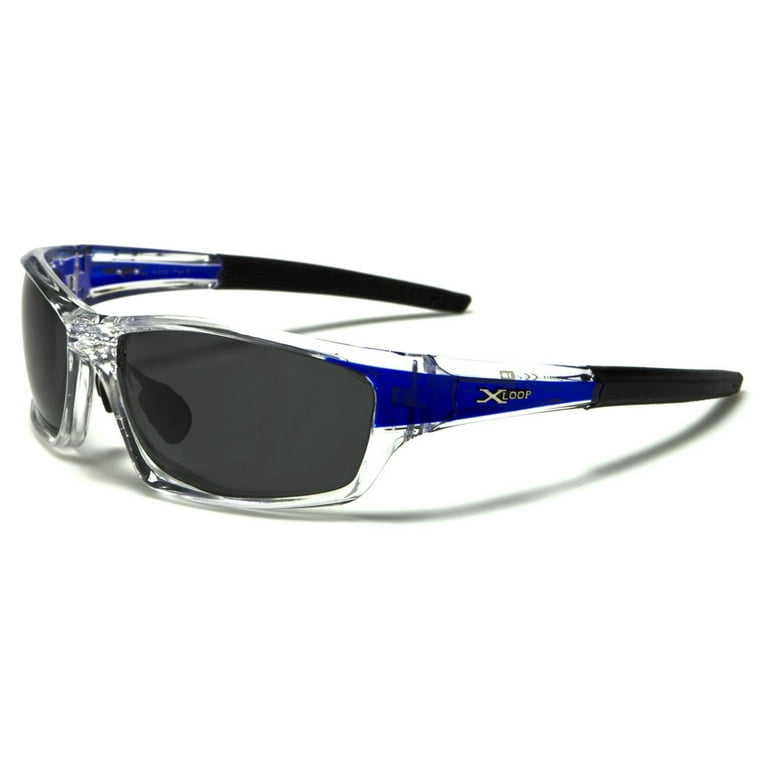 New BLUE Polarized X-Loop Fishing Sports Mens Sunglasses PZ-2418