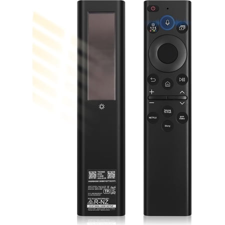 New BN59-01385A Solar Voice Remote Replacement for TV Remote with 4 Shortcut Buttons, Compatible with Smart TVs 2018~2026 4k 8K Ultra HD Neo QLED, The Frame and Crystal UHD Series