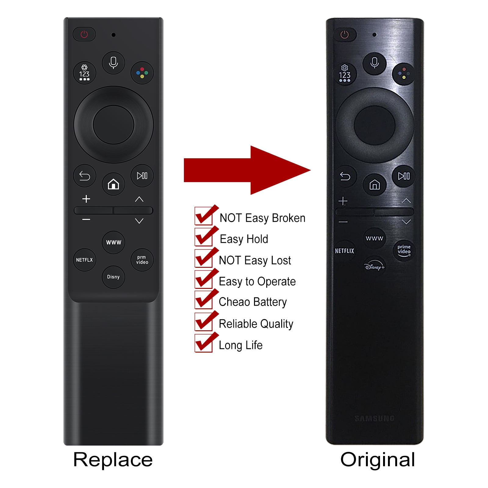 New BN59-01386D Voice replace remote control fit for Samsung Smart TVs ...