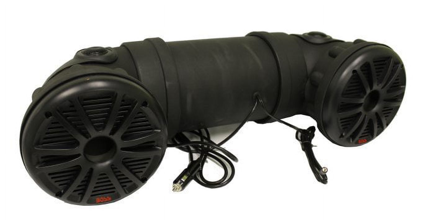 New BOSS ATV20 Dual 6.5" 450W ATV/Marine ATV Amplified Tube Speaker System w/Aux - image 1 of 5