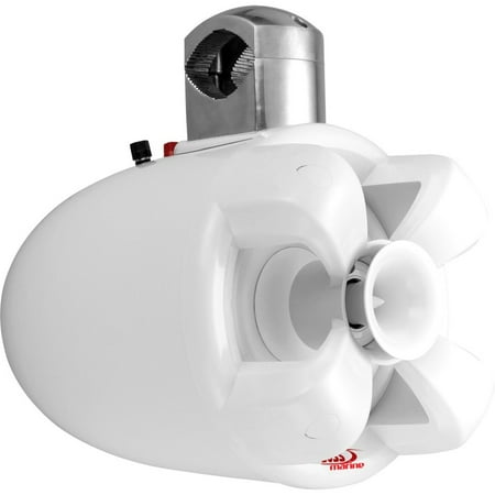 New BOSS AUDIO MRWT8W 8" 700W 2 Way Marine/Boat Waketower Speaker System White