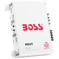thumbnail image 1 of New BOSS AUDIO Riot MR1004 400 Watt 4 Channel Marine Power Amplifier Amp Mosfet, 1 of 13