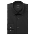 thumbnail image 1 of New  BOSS Hugo Men's Jenno Slim-Fit Easy Iron All Cotton Dress Shirt, (Black, 43R 17" Neck), 1 of 1