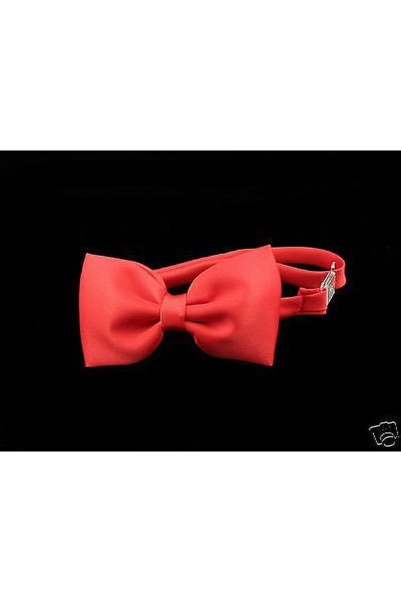 New Baby Boy Kids Wedding Formal Party Holiday Recital Ring Bearer RED Bow Tie