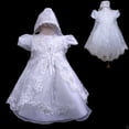 thumbnail image 1 of New Baby Girl Christening Baptism Formal Dress Gown New Born to 30 months white, 1 of 10