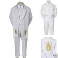 thumbnail image 1 of New Baby Toddler Kid Child Boy Church Christening Baptism Tuxedo Suit S-7 White, 1 of 1