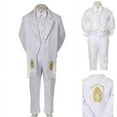 thumbnail image 1 of New Baby Toddler Kid Child Boy Church Christening Baptism Tuxedo Suit S-7 White, 1 of 9