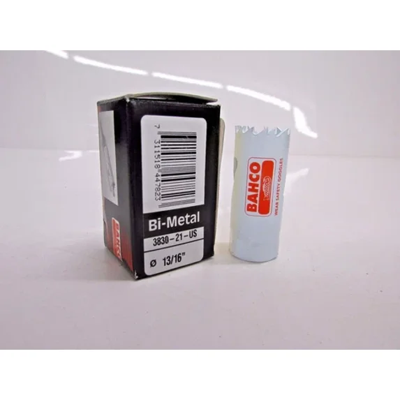 New! Bahco (Sandvik) 13/16" Bi-Metal Hole Saw