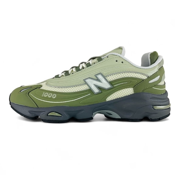 New Balance 1000 Dark Olivine Sea Salt Green Men's Shoes Sneakers M1000MEO, Men's U.S. Shoe Size 10.5
