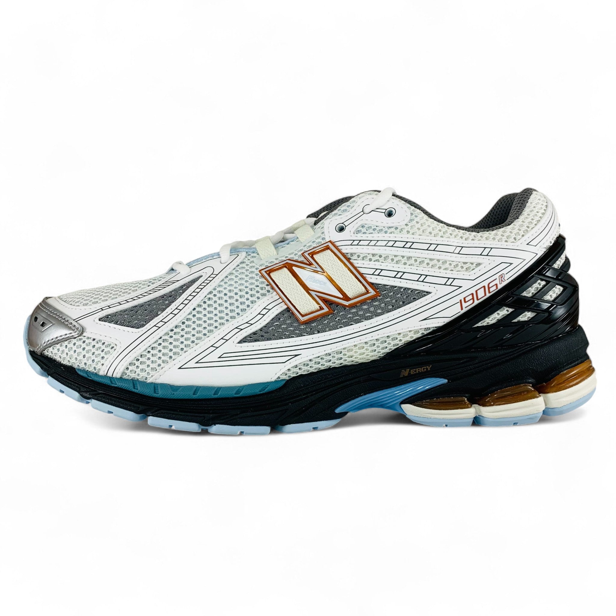 New Balance 1906R White Grey Bright Sky Men's Shoes Sneakers M1906RBO ...