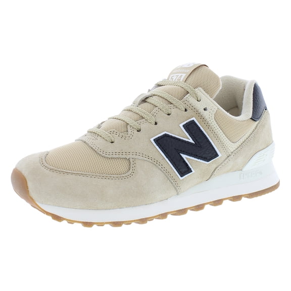 New Balance 574 Unisex Shoes Size 14, Color: Beige/Black