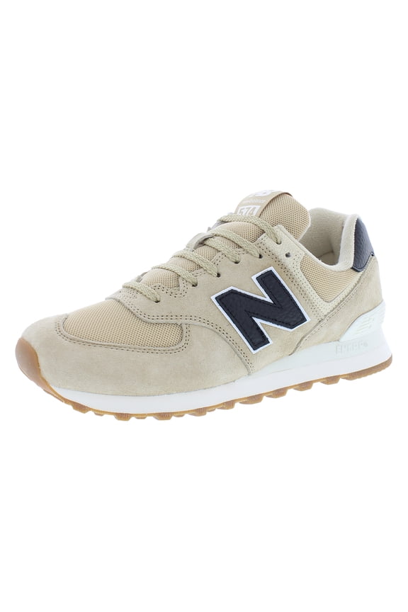 574 Unisex Shoes Size 14, Color: Beige/Black