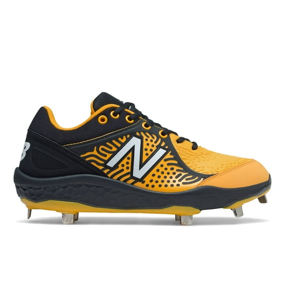 New Balance 3000V5 Metal Cleat Low Black | Yellow Size 7
