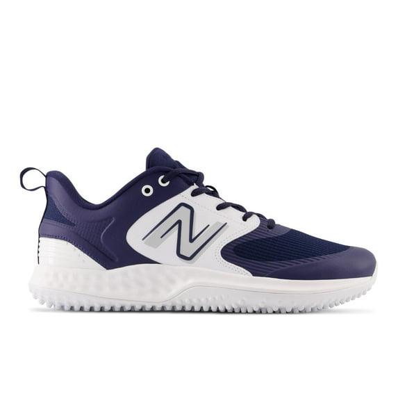 New Balance Men's Fresh Foam 3000V6 Baseball Turf-Trainer Shoes Navy/White Wide 9