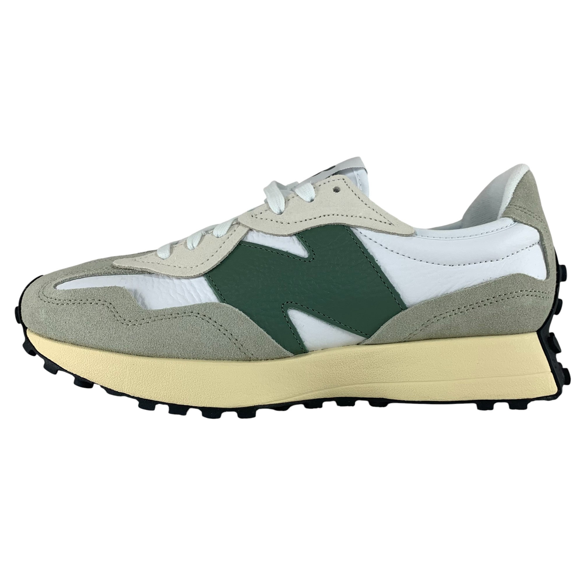 New Balance 327 Olivine Dark Juniper White Men's Shoes Sneakers