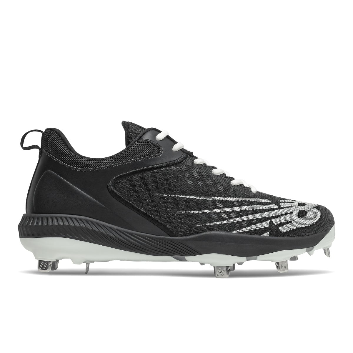 Black new balance baseball on sale cleats