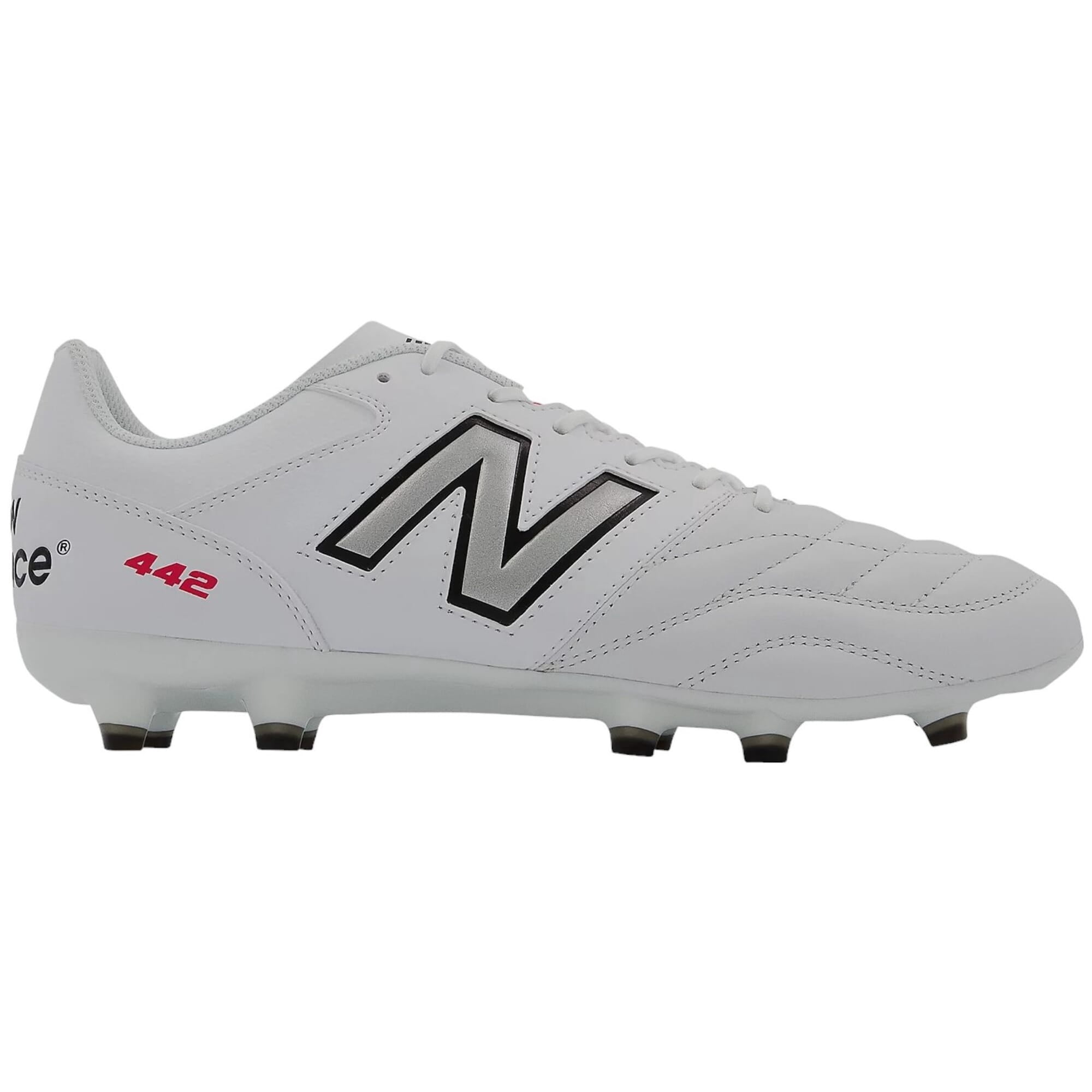 New Balance 442 V2 Team FG \'White\' MS42FWT2 Leather Soccer Cleats Multi Size New Balance 442 v2 Team FG White Men main image 4