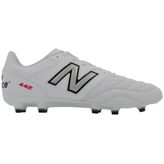 New Balance 442 v2 Team FG White Men's Soccer Cleats MS42FWT2, Men's U.S. Shoe Size 12