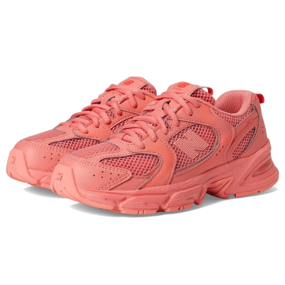 New Balance 530 Big Kid Sneaker, Drift Red/Neo Flame, 4.5 US Unisex