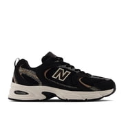 New Balance 530 Mens Shoes, Black Flat Taupe, Size 8.5