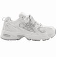 thumbnail image 1 of New Balance 530 Ribbon Laces White Beige Silver (Women's), 1 of 5