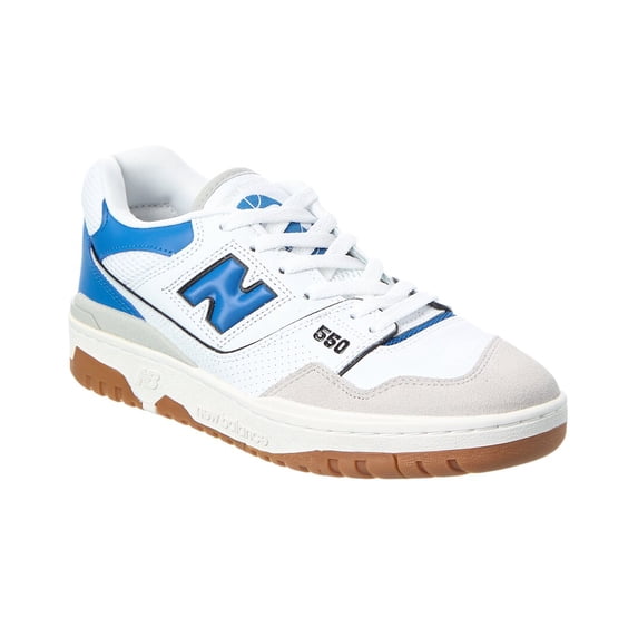 New Balance 550 Leather Sneaker, 10, Blue