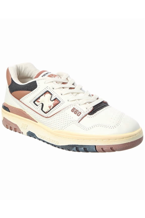 550 Leather Sneaker, 8, Brown